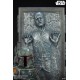 Star Wars Premium Format Statue Boba Fett and Han Solo in Carbonite 70 cm