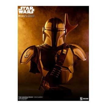 Star Wars The Mandalorian Life-Size Bust The Mandalorian Din Djarin 86 cm