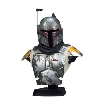 Star Wars The Mandalorian Life-Size Bust Boba Fett 81 cm