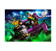 DC Comics Art Print Batman vs The Joker 46 x 61 cm unframed