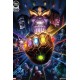 Marvel Art Print Thanos & Infinity Gauntlet by Fabian Schlaga 61 x 46 cm - unframed