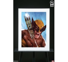 Marvel: The Incredible Hulk vs Wolverine Unframed Art Print 