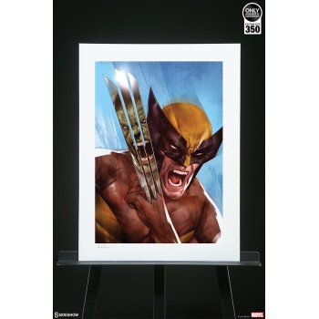Marvel: The Incredible Hulk vs Wolverine Unframed Art Print