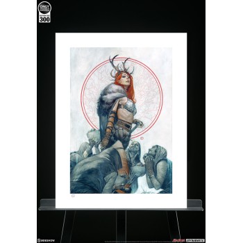 Red Sonja Queen of Hyrkania Unframed Art Print