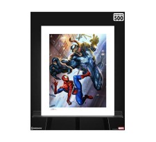 Marvel Art Print Spider-Man vs Venom 46 x 61 cm unframed