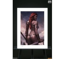 Red Sonja Art Print Birth of the She-Devil (Pre-Battle Version) 46 x 61 cm unframed