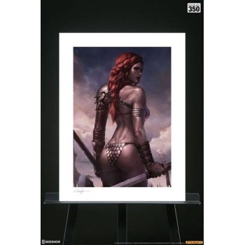 Red Sonja Art Print Birth of the She-Devil (Pre-Battle Version) 46 x 61 cm unframed