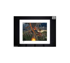 Original Artist Series Art Print Eruption by Vincent Hie 41 x 51 cm unframed