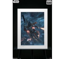 Star Wars Art Print The Mercenary 46 x 61 cm unframed