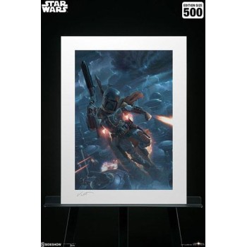 Star Wars Art Print The Mercenary 46 x 61 cm unframed