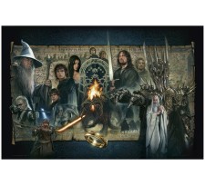 Lord of the Rings Fine Art Print Giclee The Fellowship of the Ring 61 x 91 cm