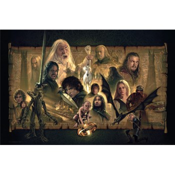 Lord of the Rings Fine Art Print Giclee The Two Towers 61 x 91 cm