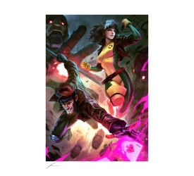 Marvel Art Print Gambit and Rogue 46 x 61 cm unframed