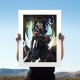 Star Wars: Ahsoka Tano and Grogu Unframed Art Print