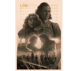 Marvel: Loki - Loki & Sylvie For All Time. Always. Unframed Art Print