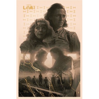 Marvel: Loki - Loki & Sylvie For All Time. Always. Unframed Art Print