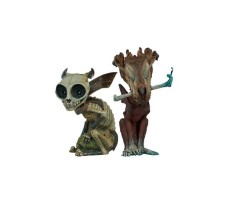 Court of the Dead Court Critters Collection Statue 2-Pack Skratch & Riazz