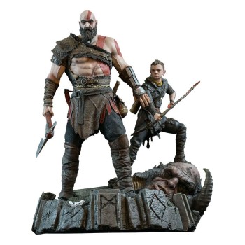 God of War 2018 Statue Kratos and Atreus 38 cm