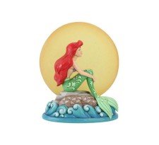 Disney Statue Ariel Sitting on Rock by Moon (The Little Mermaid) 19 cm