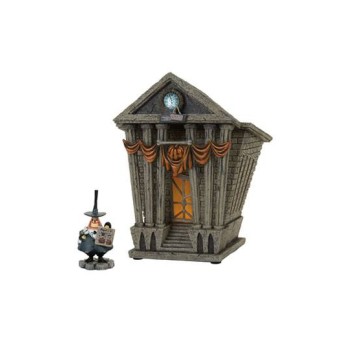 Nightmare Before Christmas Statue Halloween Town City Hall 22 cm