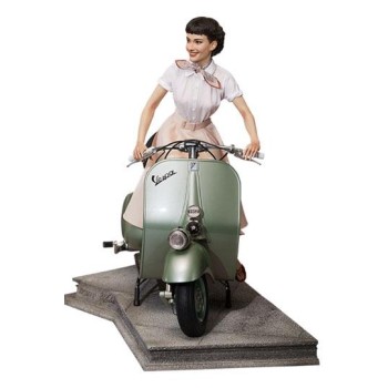 Roman Holiday Princess Ann and 1951 Vespa 125 1/4 Scale Statue