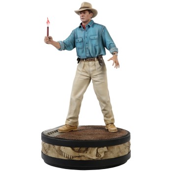 Jurassic Park Alan Grant with Flare 1:4 Scale Statue