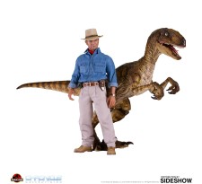 Jurassic Park Dr. Alan and Velociraptor 1/6 Scale Figure Set