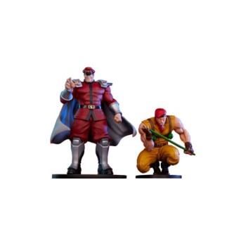 Street Fighter: M. Bison and Rolento 1/10 Scale Statue Set