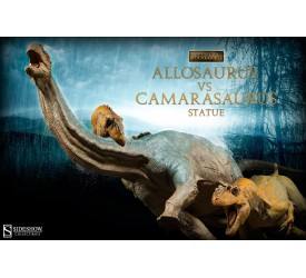 Sideshow Dinosauria Statue Allosaurus vs. Cam..