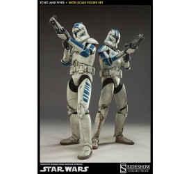 Star Wars Action Figure 2-Pack 1/6 Clone Troo..