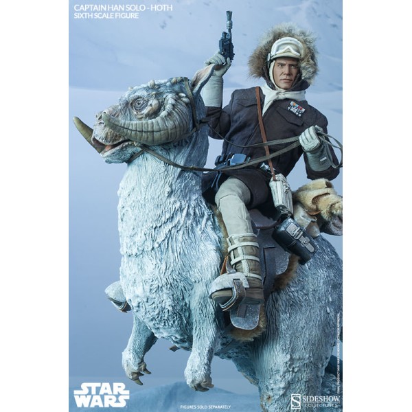 Star Wars Action Figure 1/6 Captain Han Solo Hoth and Tauntaun ...