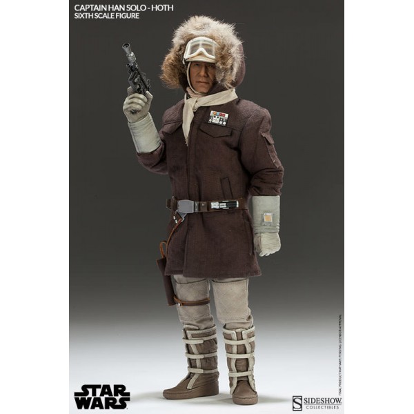 Star Wars Action Figure 1/6 Captain Han Solo Hoth 30 cm