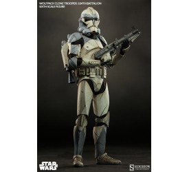 Star Wars Action Figure 1/6 Wolfpack Clone Tr..