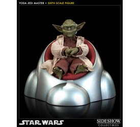 Star Wars Action Figure 1/6 Yoda Jedi Master ..