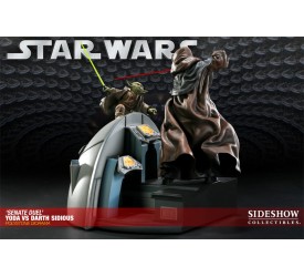 Star Wars Diorama Senate Duel (Yoda vs. Darth..