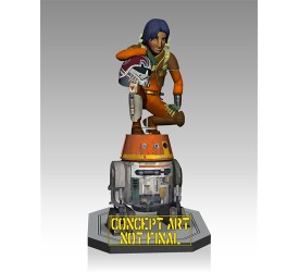 Star Wars Rebels Ezra and Chopper Maquette
