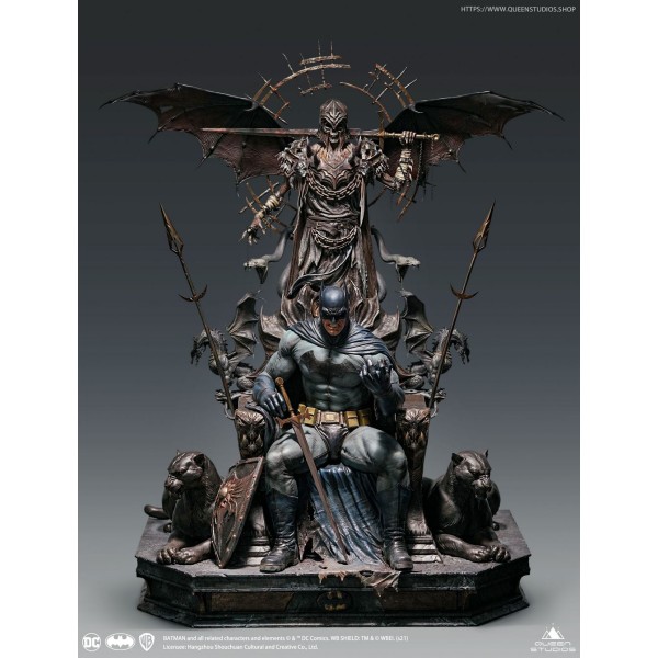 DC Comics: Dark Nights Metal Batman on Throne 1:4 Scale Statue ...