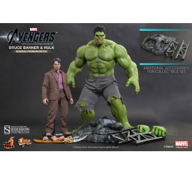 The Avengers Bruce Banner And Hulk Sixth Scal..