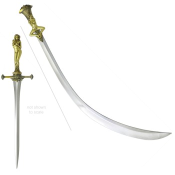 Game of Thrones: Daario s Ladies - Scimitar Blade and Matching Dagger