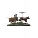 The Lord of the Rings The Fellowship of the Ring Statue 1/6 Gandalf and Frodo on Cart 78 cm