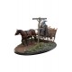 The Lord of the Rings The Fellowship of the Ring Statue 1/6 Gandalf and Frodo on Cart 78 cm