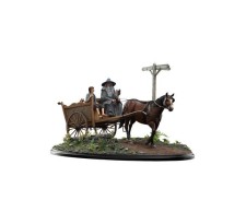 The Lord of the Rings The Fellowship of the Ring Statue 1/6 Gandalf and Frodo on Cart 78 cm