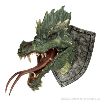 Dungeons & Dragons: Replicas of the Realms Green Dragon Trophy Plaque